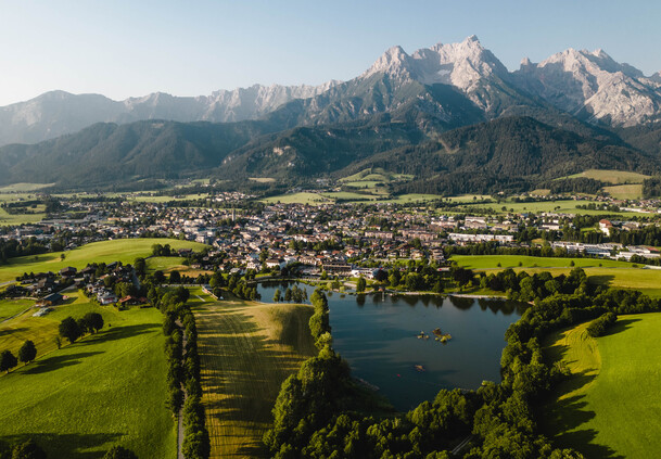 Alpenlandschaft der Region Leogang im Salzburger Pinzgau