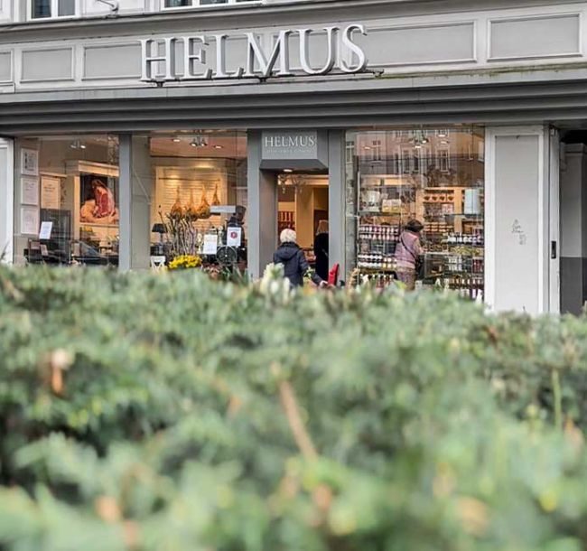 Aussenansicht der Fleischerei & Feinkost HELMUS