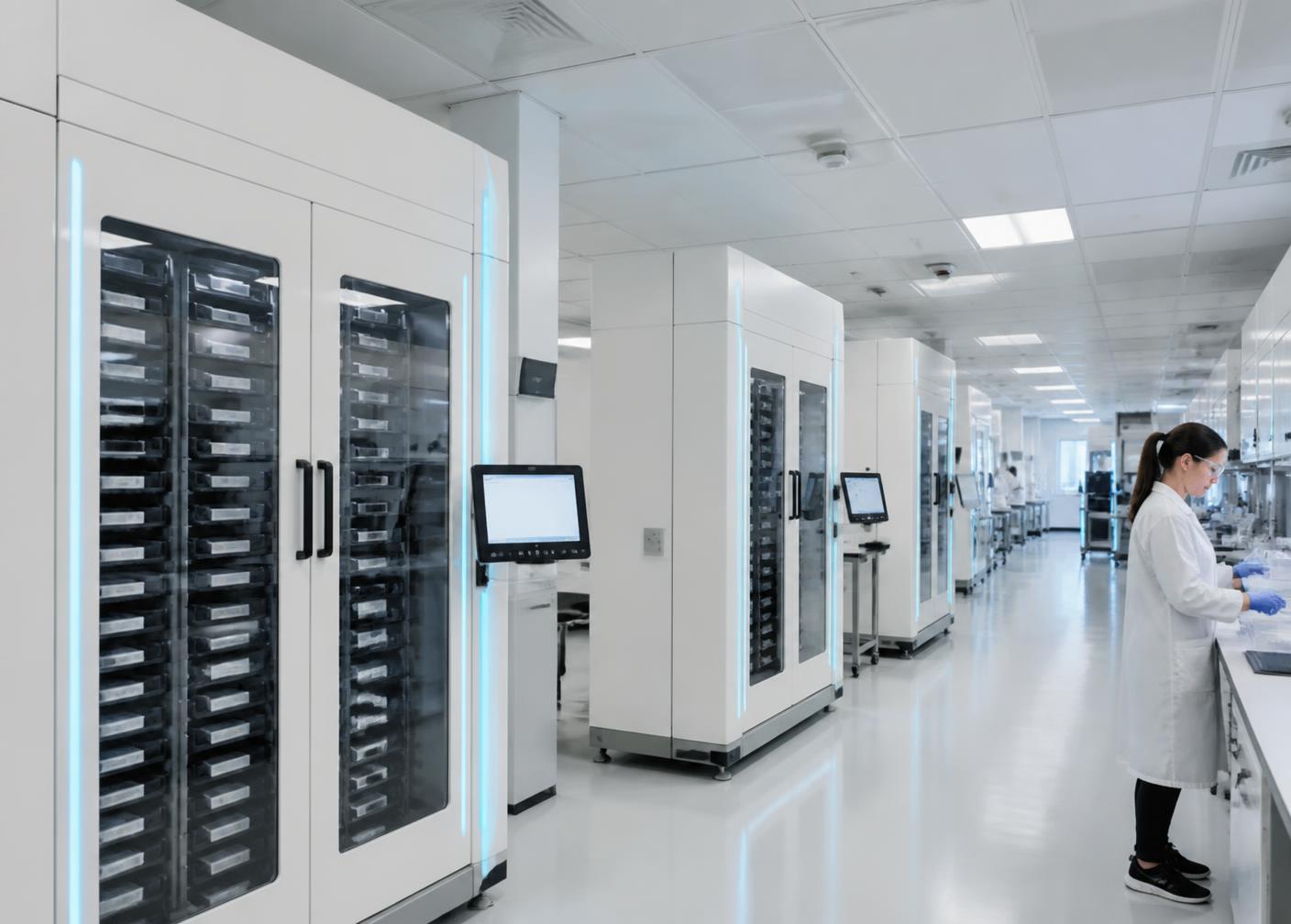 Automatisierte Lagersysteme in einer Laborumgebung