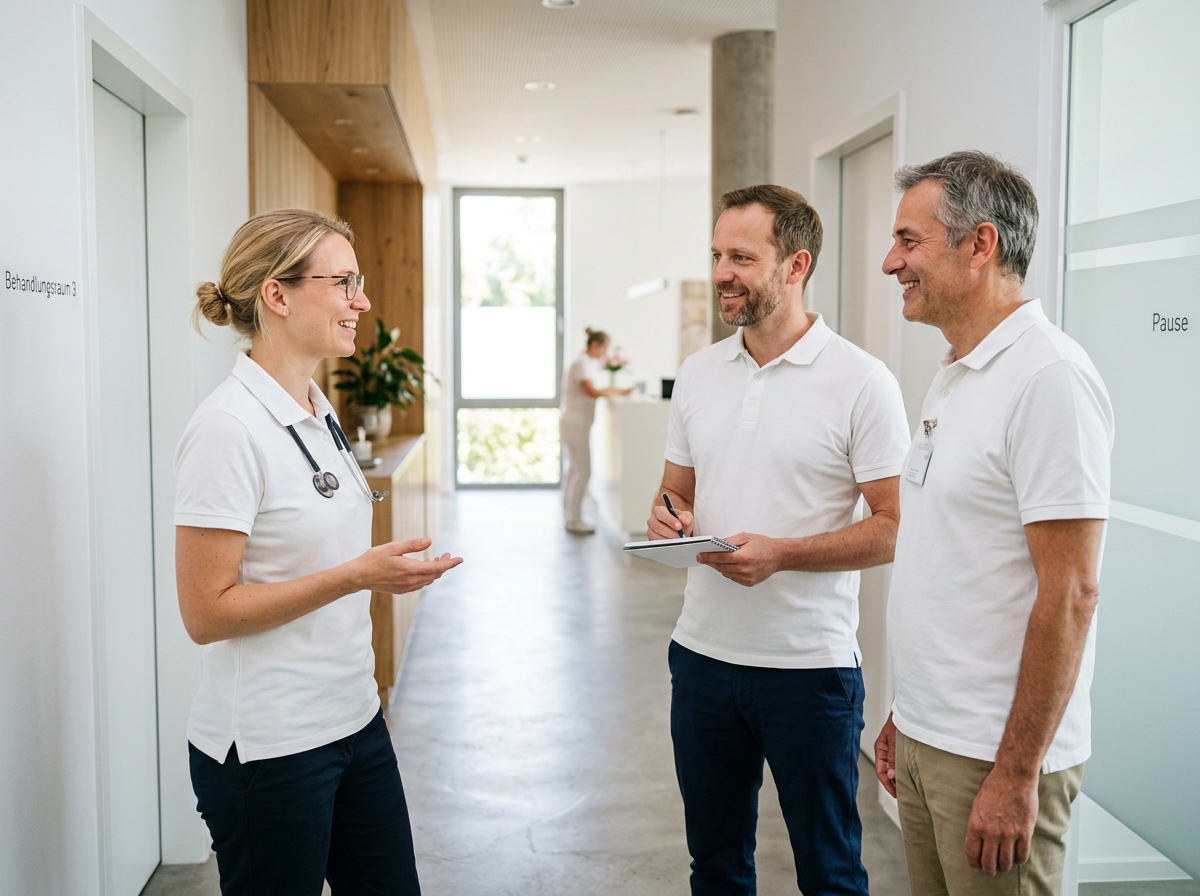 Therapeutinnen und Therapeuten im Austausch